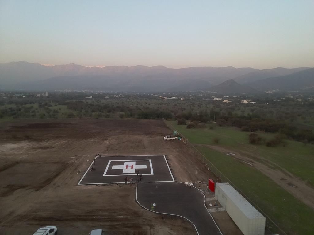 Helipuerto Clínica Alemana - Chicureo