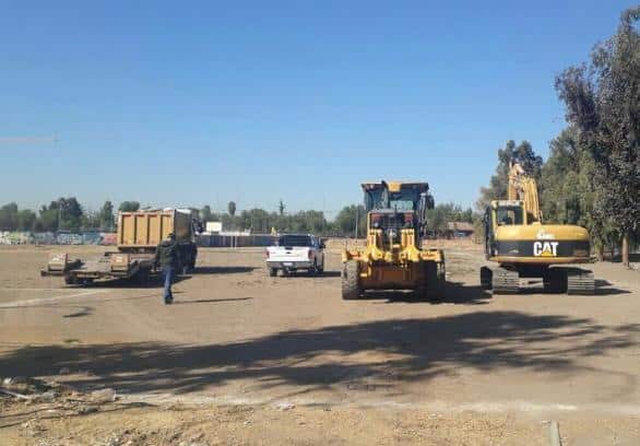 Movimiento de Tierra y Cambio de Orientación de 5 Canchas - Lo Prado